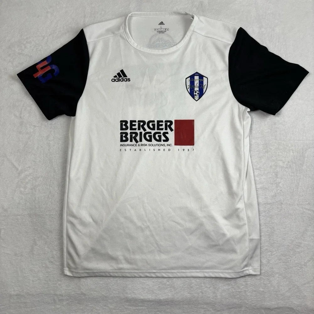 Adidas‎ Aeroready Alberquerque Football Club Soccer Jersey Men's L Stains